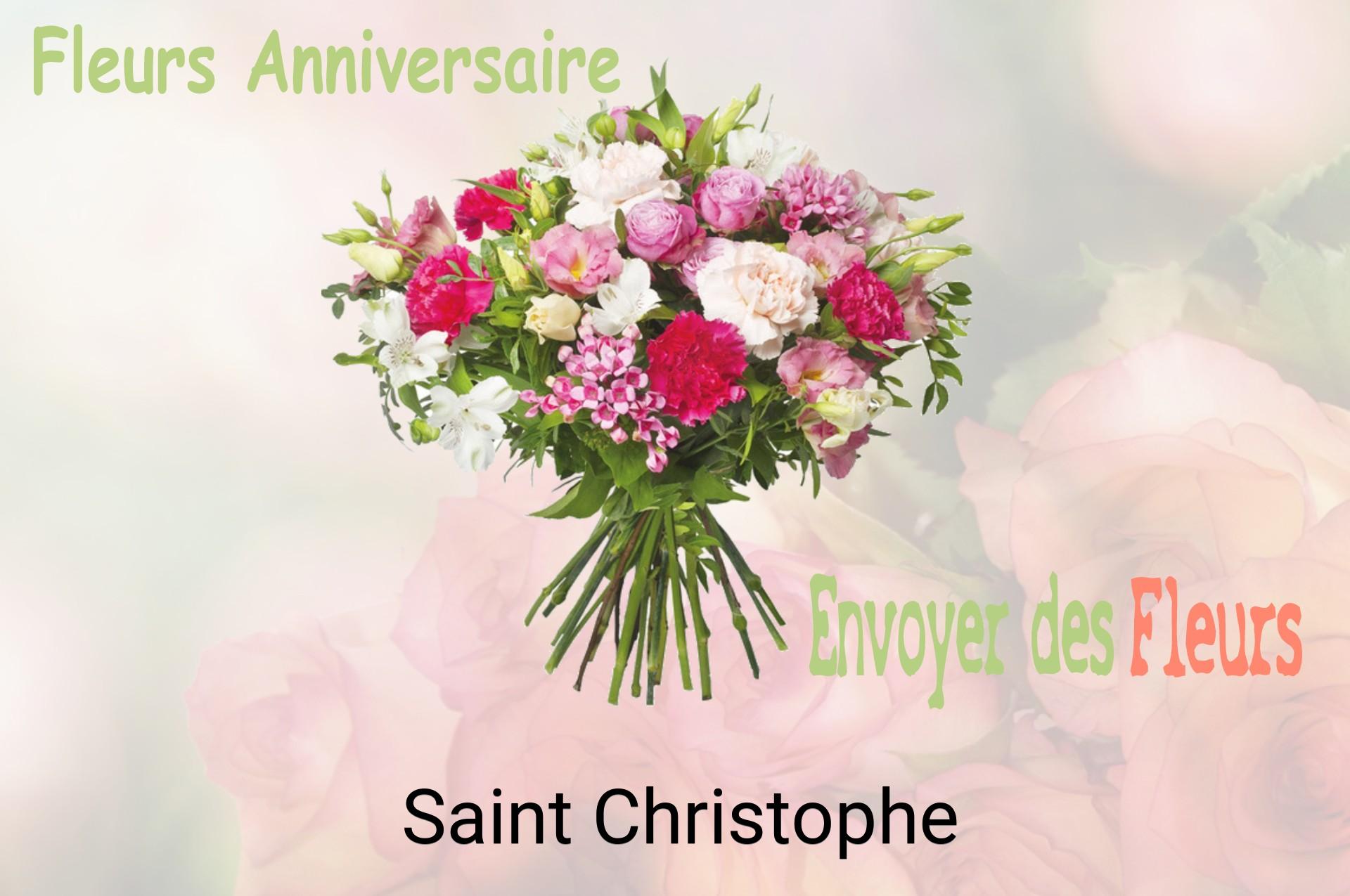 Bouquet de fleurs d’anniversaire livré à Saint-Christophe