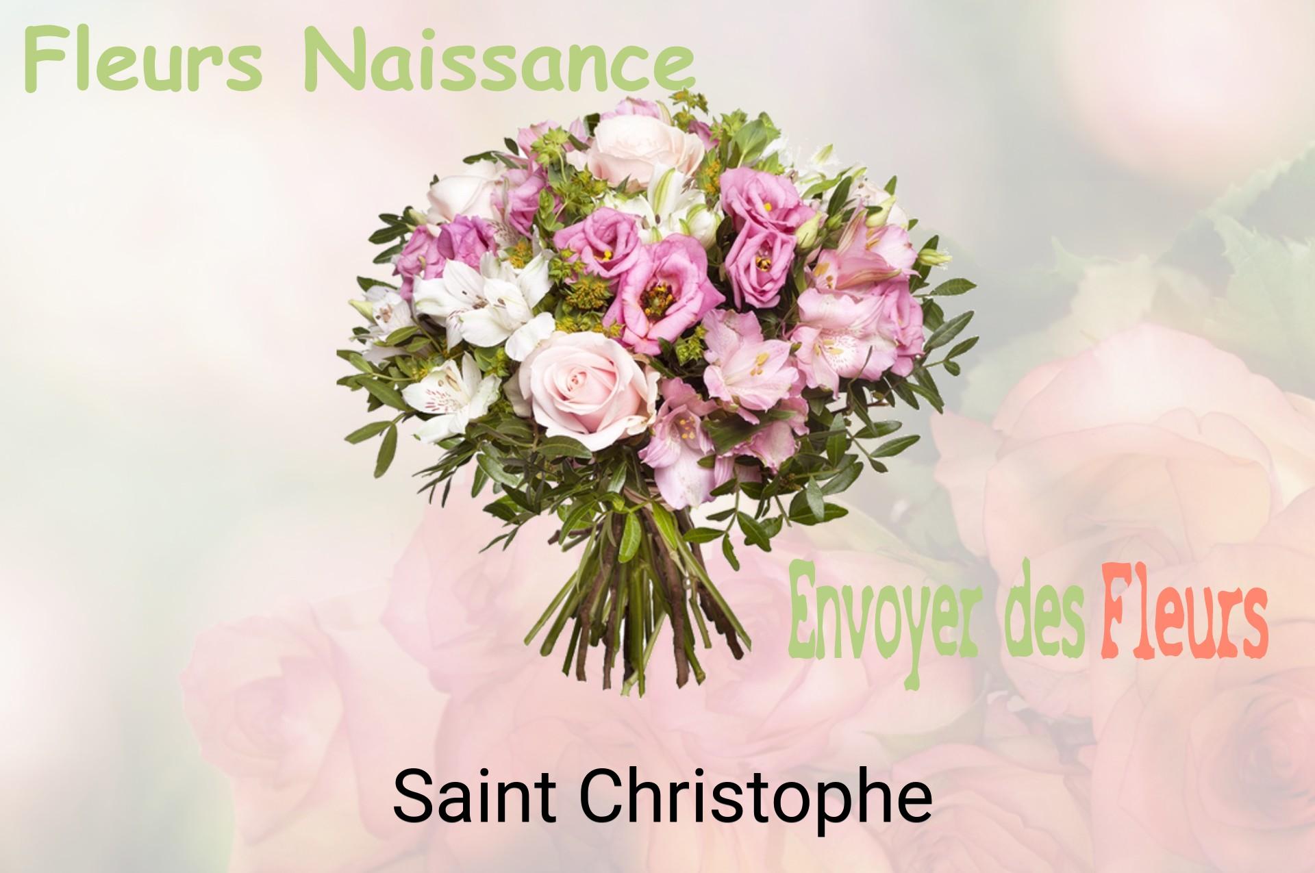 Bouquet de fleurs de naissance livré à Saint-Christophe